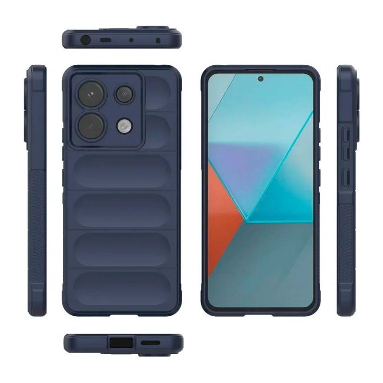 Capa de silicone Wave Xiaomi Redmi Note 13 Pro 5G / Poco X6 5G Azul Escuro