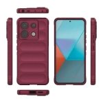 Capa de silicone Wave Xiaomi Redmi Note 13 Pro 5G / Poco X6 5G Borgonha