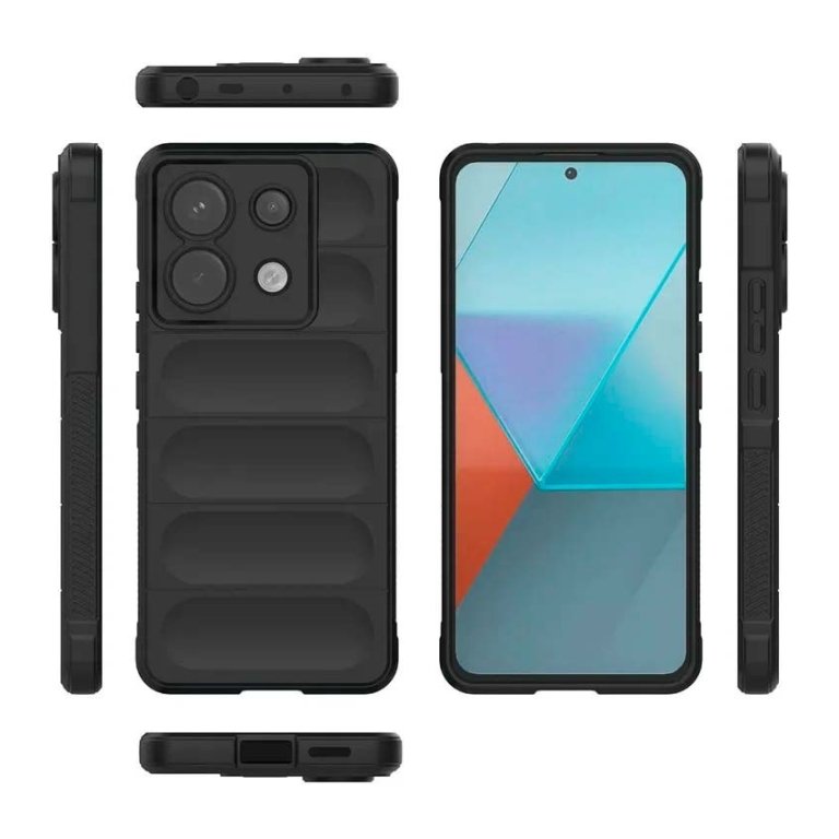 Capa de silicone Wave Xiaomi Redmi Note 13 Pro 5G / Poco X6 5G Preto