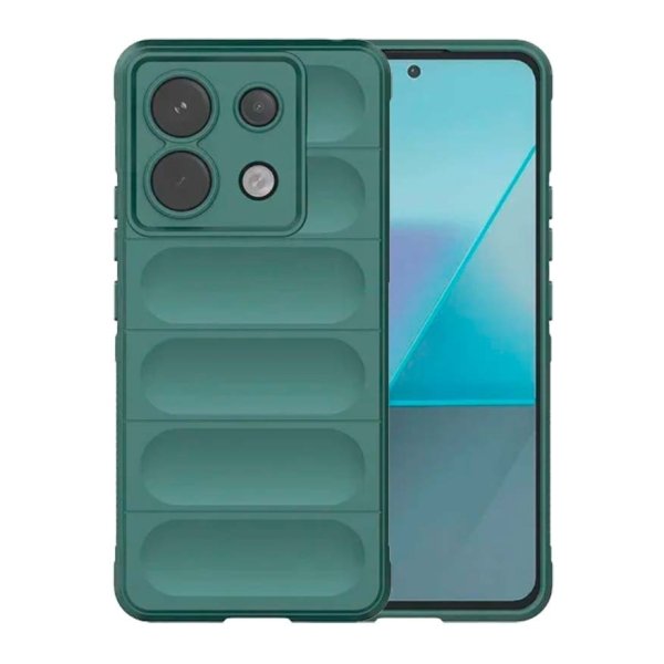 Capa de silicone Wave Xiaomi Redmi Note 13 Pro 5G / Poco X6 5G Verde