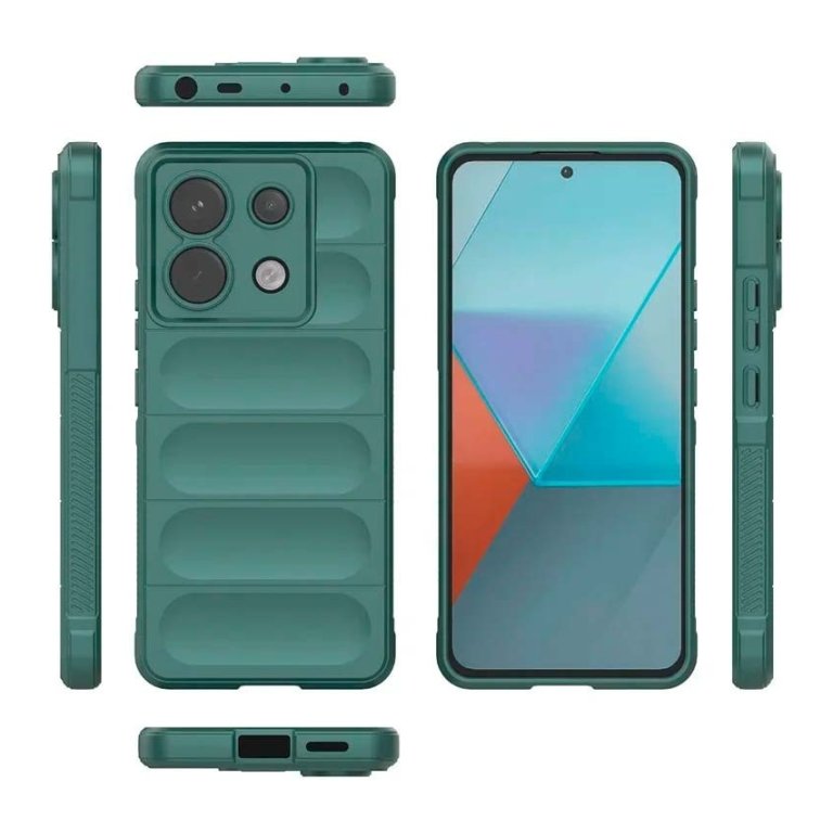 Capa de silicone Wave Xiaomi Redmi Note 13 Pro 5G / Poco X6 5G Verde