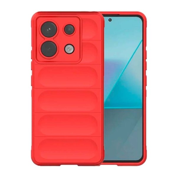Capa de silicone Wave Xiaomi Redmi Note 13 Pro 5G / Poco X6 5G Vermelho