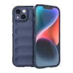 Capa de silicone Wave iPhone 15 Azul Escuro