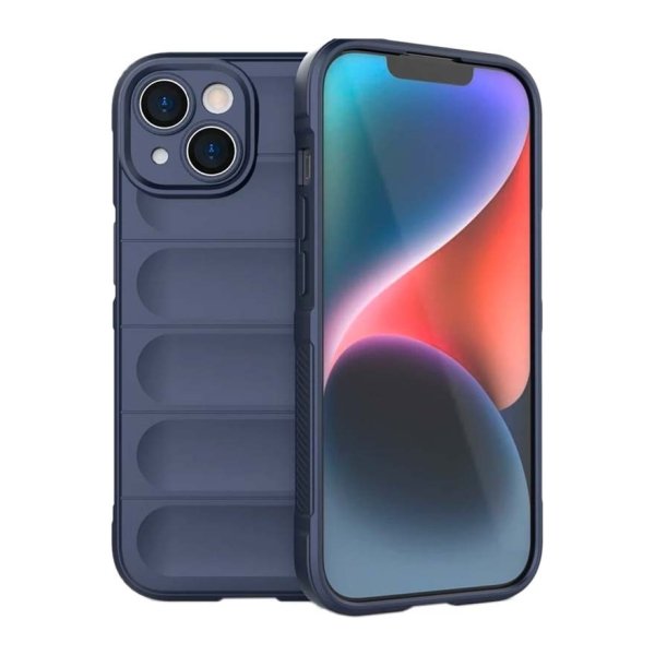 Capa de silicone Wave iPhone 15 Plus Azul Escuro