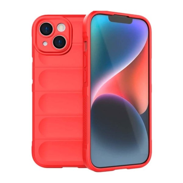 Capa de silicone Wave iPhone 15 Plus Vermelho