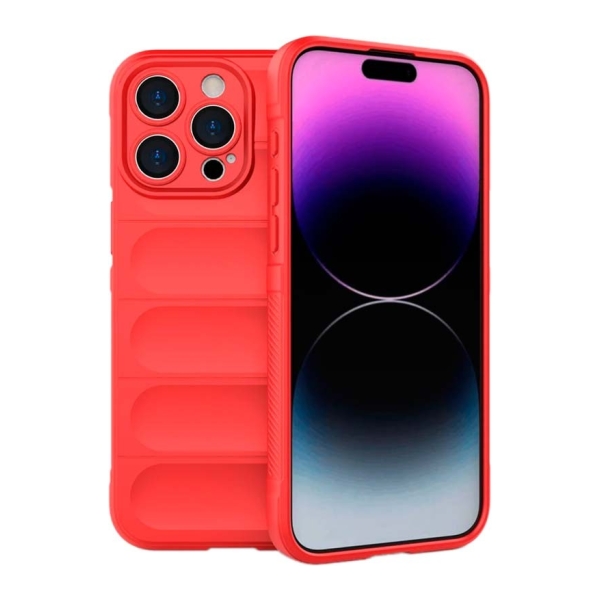 Capa de silicone Wave iPhone 15 Pro Max Vermelho