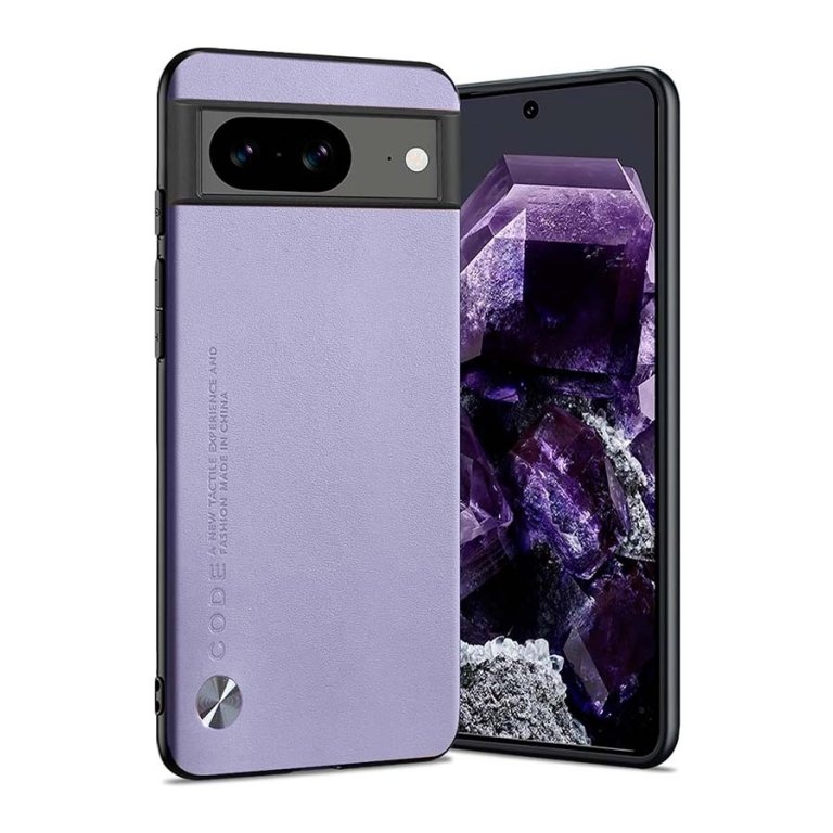 Capa em pele sintética Google Pixel 8 Luxury Lavanda