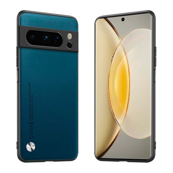 Capa em pele sintética Google Pixel 8 Pro Luxury Azul