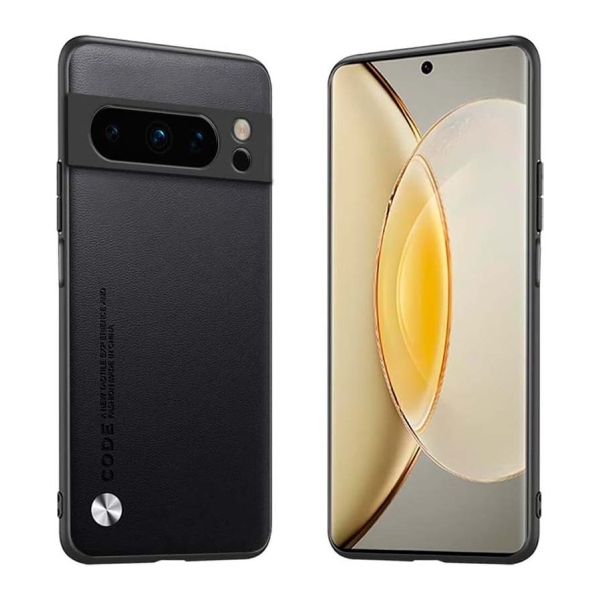 Capa em pele sintética Google Pixel 8 Pro Luxury Preto