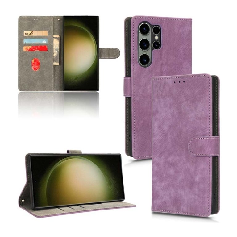 Capa livro 360º Protection Samsung Galaxy S24 Ultra 5G Roxo