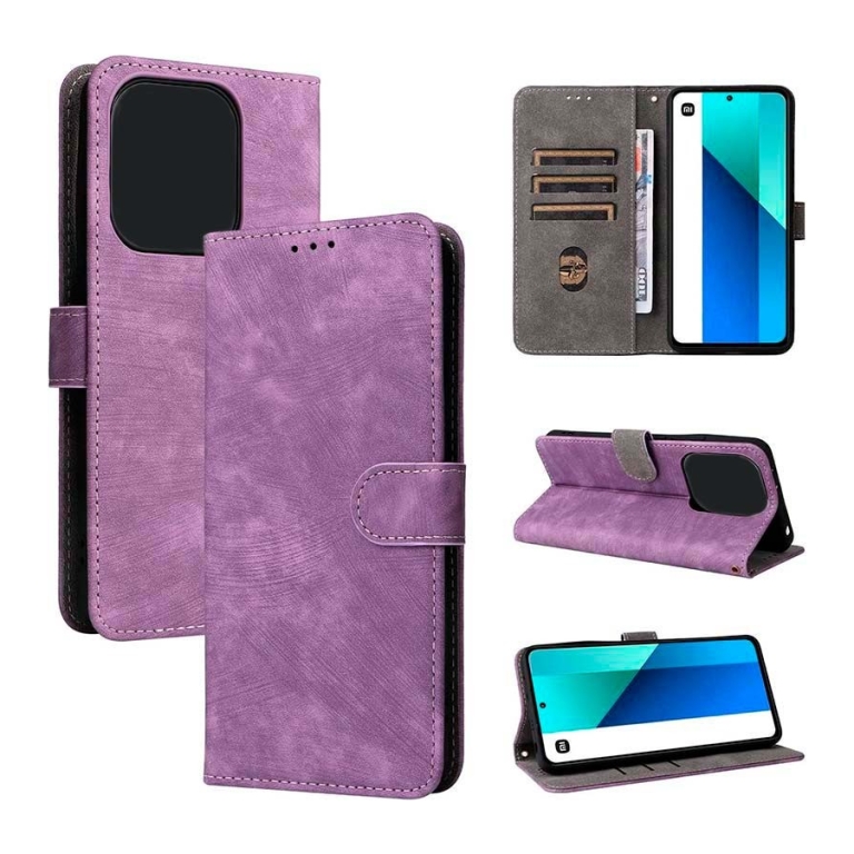 Capa livro 360º Protection Xiaomi Poco F6 5G Roxo