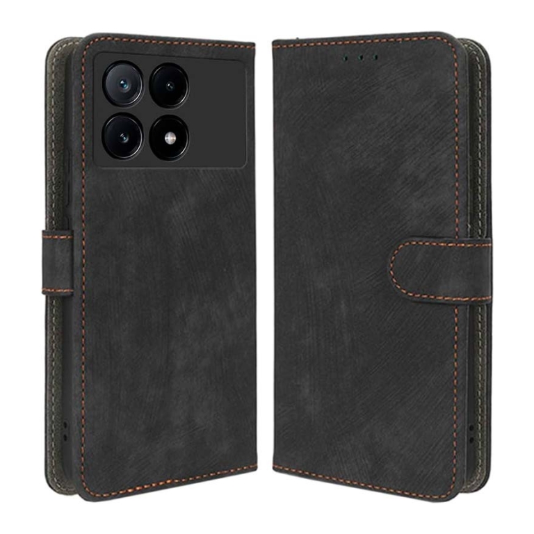 Capa livro 360º Protection Xiaomi Poco F6 Pro 5G Preto