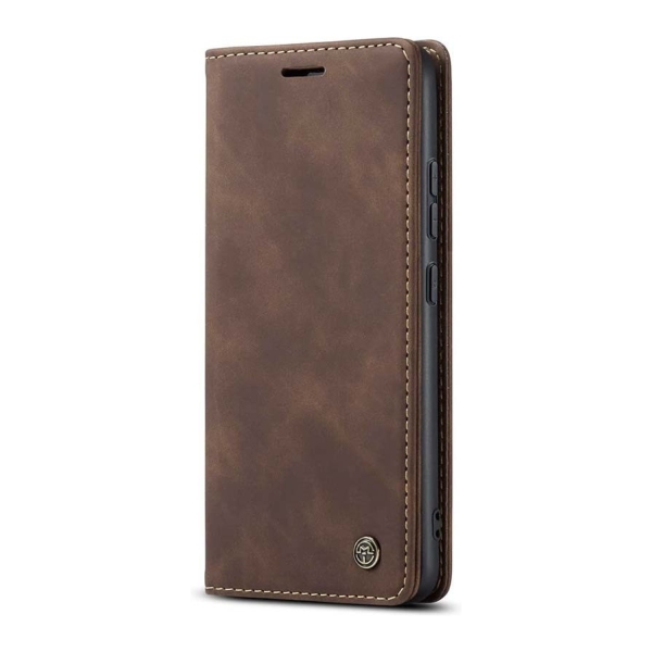 Capa livro Magnetic Wallet Xiaomi 12 / 12X Castanho Oscuro