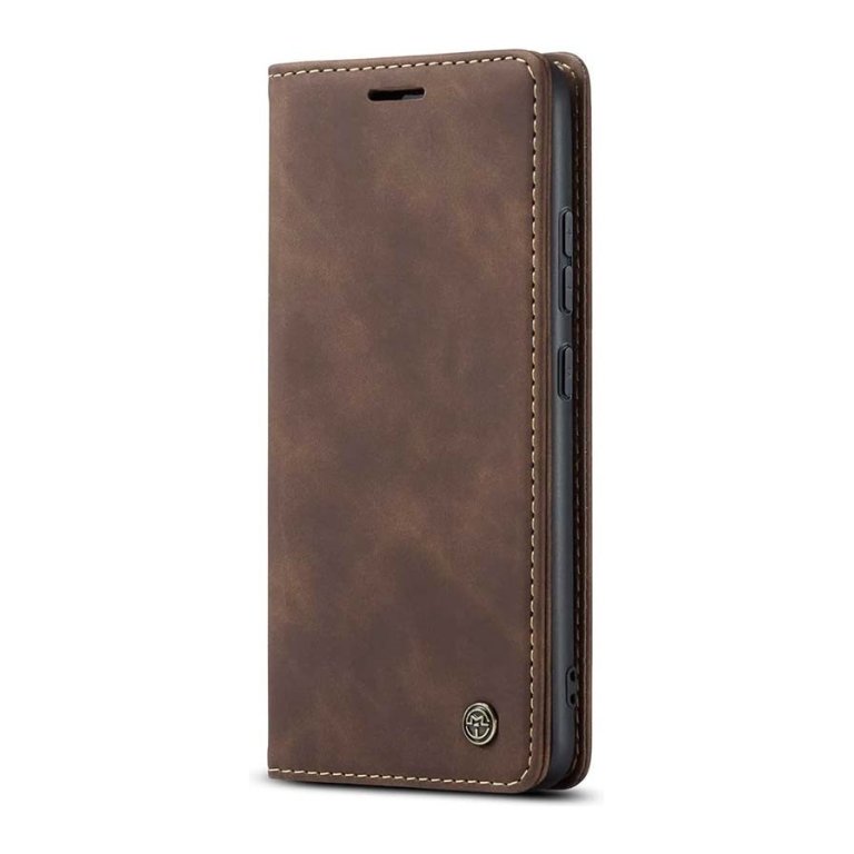 Capa livro Magnetic Wallet Xiaomi Poco X5 / Redmi Note 12 5G Castanho Oscuro