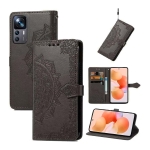 Capa livro Mandala Xiaomi 12 / 12X Preto