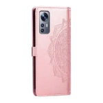 Capa livro Mandala Xiaomi 12 / 12X Rosa
