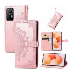 Capa livro Mandala Xiaomi 12 / 12X Rosa