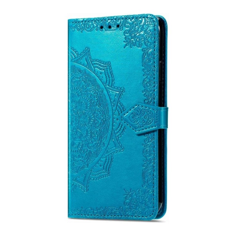 Capa livro Mandala Xiaomi Poco F5 Pro Azul