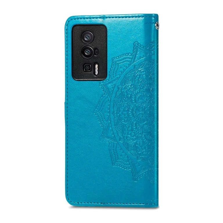 Capa livro Mandala Xiaomi Poco F5 Pro Azul