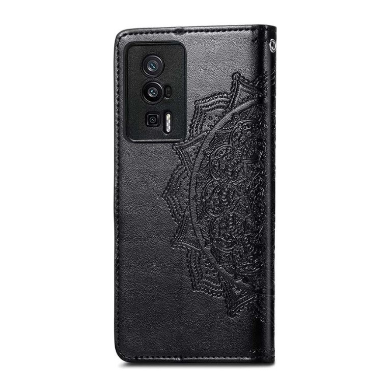 Capa livro Mandala Xiaomi Poco F5 Pro Preto