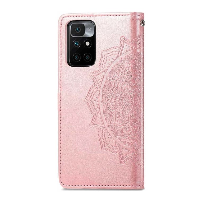 Capa livro Mandala Xiaomi Redmi 10 / Redmi 10 2022 Rosa