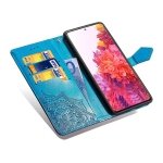 Capa livro Mandala Xiaomi Redmi 13C / Poco C65 / Poco M6 5G Azul