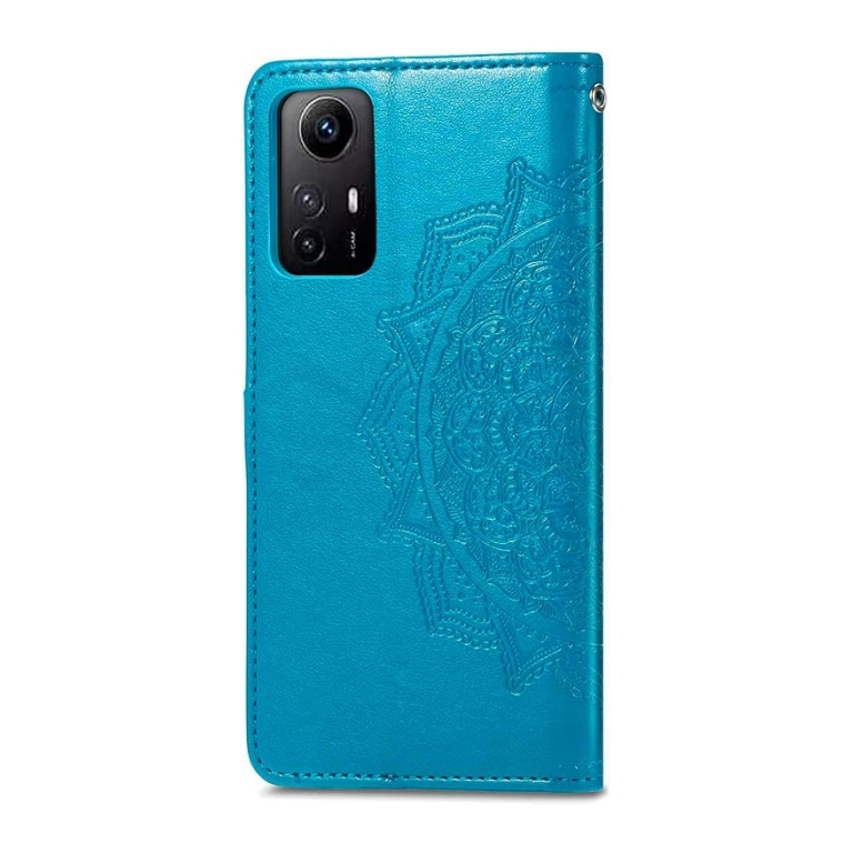 Capa livro Mandala Xiaomi Redmi Note 12S Azul