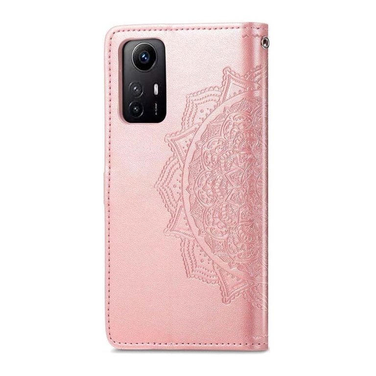 Capa livro Mandala Xiaomi Redmi Note 12S Rosa