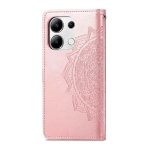 Capa livro Mandala Xiaomi Redmi Note 13 4G Rosa