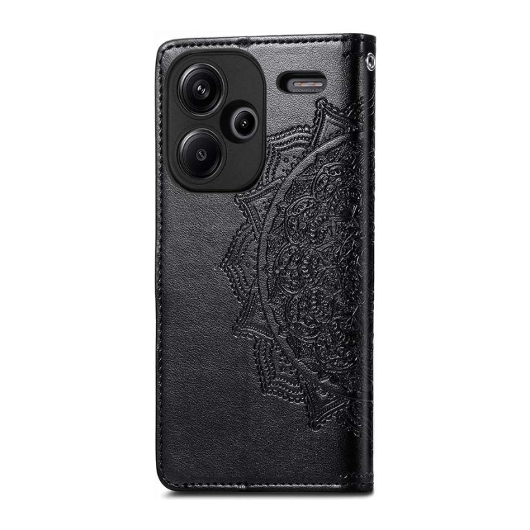 Capa livro Mandala Xiaomi Redmi Note 13 Pro+ 5G Preto