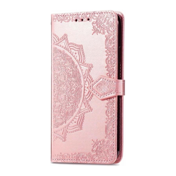 Capa livro Mandala Xiaomi Redmi Note 13 Pro+ 5G Rosa