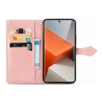Capa livro Mandala Xiaomi Redmi Note 13 Pro+ 5G Rosa