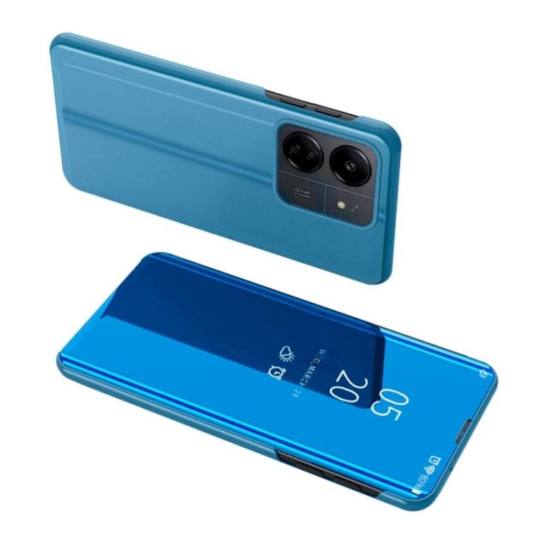 Capa livro Smart Mirror Xiaomi Redmi 13C / Poco C65 / Poco M6 5G Azul