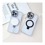 Capa para iPhone 15 Plus Compatível com Magsafe e Suporte Preto