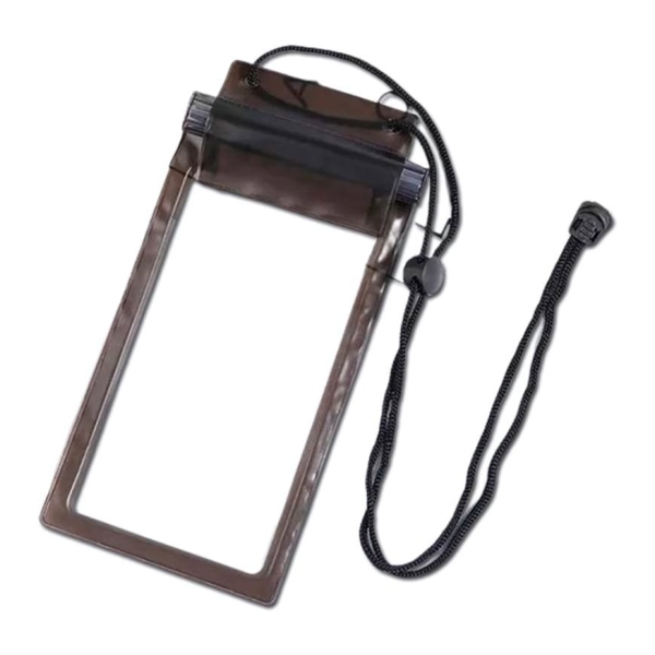 Capa para telemóvel suspensa universal à prova de água Preto