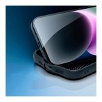 Capa rígida Anti-Scratch Shell iPhone 15 Plus Preto+Transparente