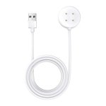 Carregador para Google Pixel Watch 3 / Pixel Watch 2 / Fitbit Versa 4 / Versa 3 Branco USB-A Compatível