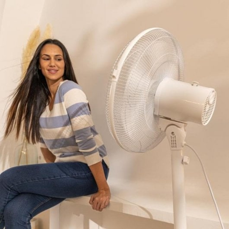 Cecotec EnergySilence 535 2in1 Ventoinha de Pé 40W Branca