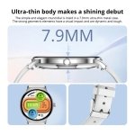 Colmi V89 Bracelete em Silicone Prata - Relógio Inteligente