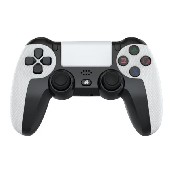Controlador PS5 Compatível com Adaptador Preto e Branco - Gamepad PS5/PC/Android