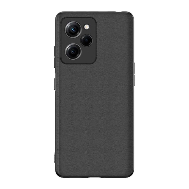 Coque en simili cuir Xiaomi Poco X5 Pro / Redmi Note 12 Pro 5G Noir