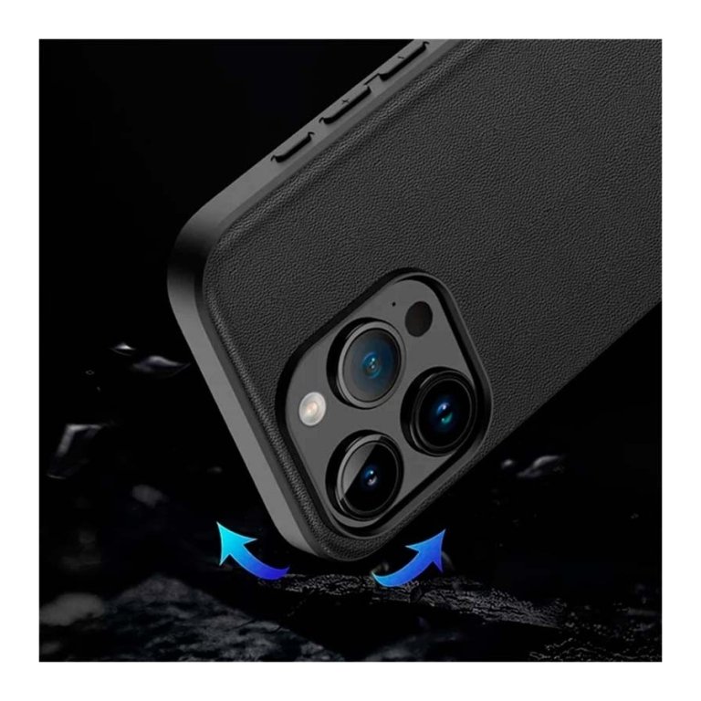 Coque en simili cuir Xiaomi Poco X5 Pro / Redmi Note 12 Pro 5G Noir