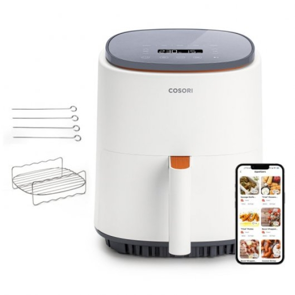 Cosori Lite Chef Edition Fritadeira de Ar com Wifi 3.8L Branca