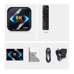 DQ08 8K RK3528 4GB/32GB Dual Wifi Android 13 Preto - Android TV