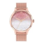 DT NO.1 DT Diamond Dourado con Pulseira Metálica - Relógio Inteligente