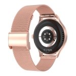 DT NO.1 DT Diamond Dourado con Pulseira Metálica - Relógio Inteligente