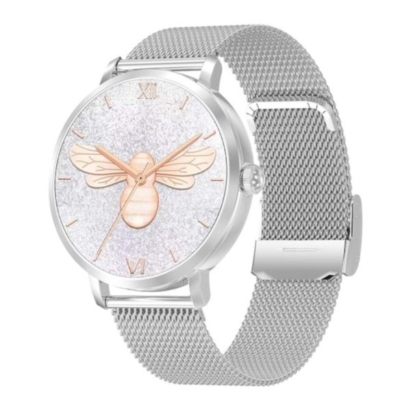 DT NO.1 DT S Prata con Pulseira Metálica - Relógio Inteligente