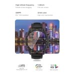 DT NO.1 DT70 Bracelete metálica Preto - Relógio inteligente