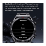 DT NO.1 Ultra Mate Preto com Bracelete Metálica Preta - Smartwatch