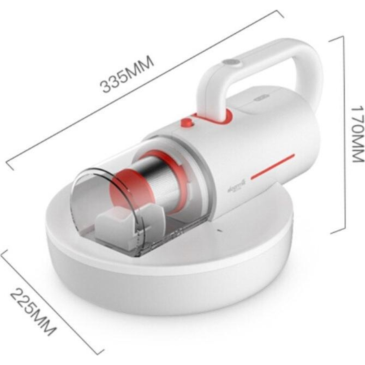 Deerma CM1300 handheld vacuum Red, White Bagless
